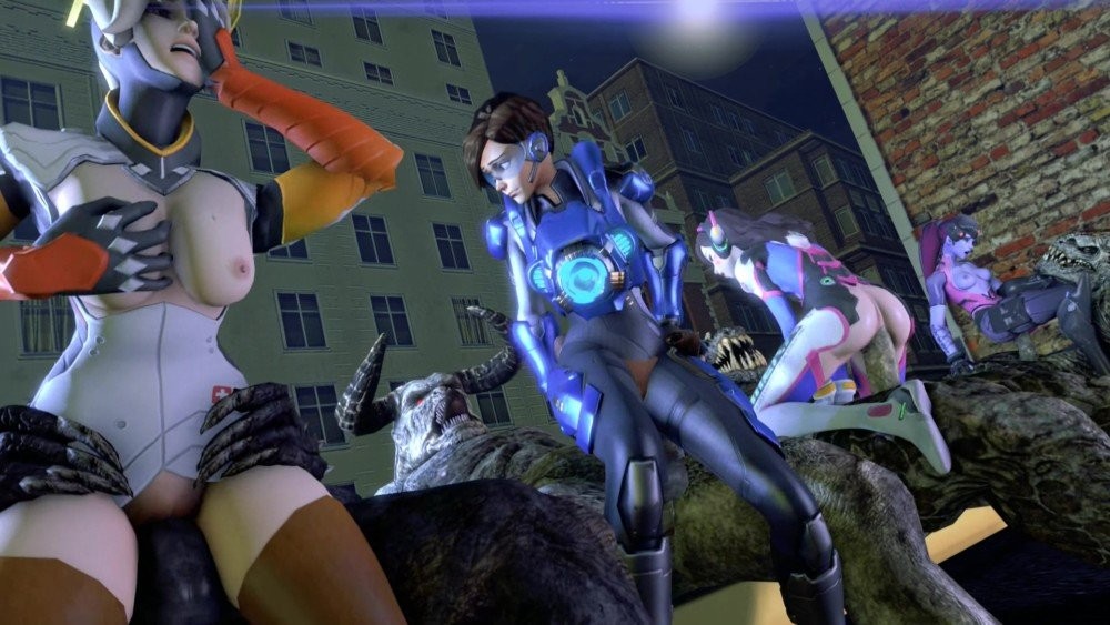 Overwatch Monster Mash XXX Parody Thrill