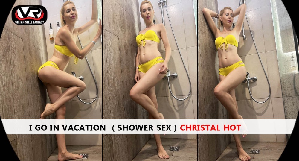 Christal Hot Steamy Shower Sex on Vacation