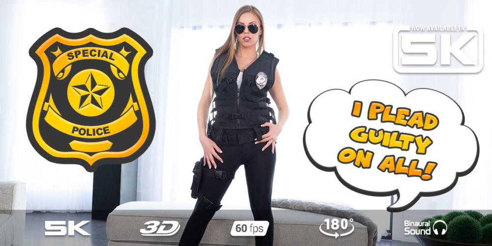 Britney Amber in Hot Police Strip Search VR