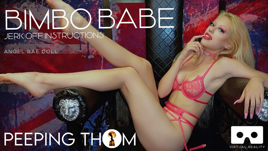Angel Rae Doll - Bimbo JOI Tease in Stunning 4K