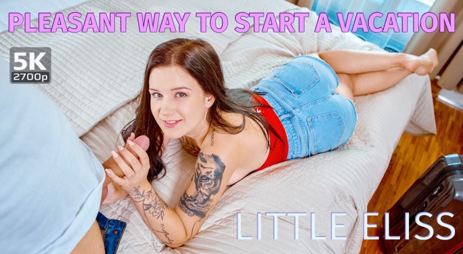 Little Eliss in Steamy Vacation Start VR