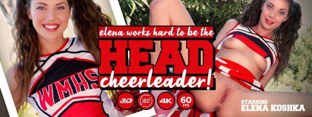 Elena Koshka's Hot Cheerleader Tryout in VR