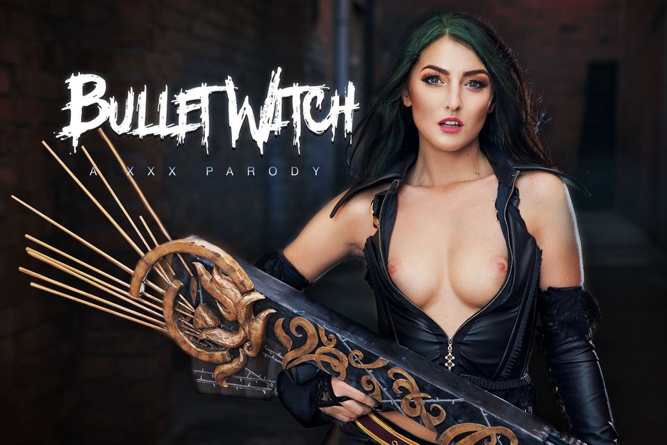 Katy Rose in Bullet Witch VR Parody Thrill