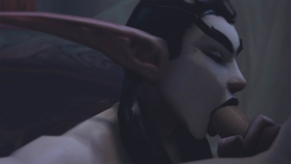 Dark Elf's Seductive Favor in WoW XXX Parody