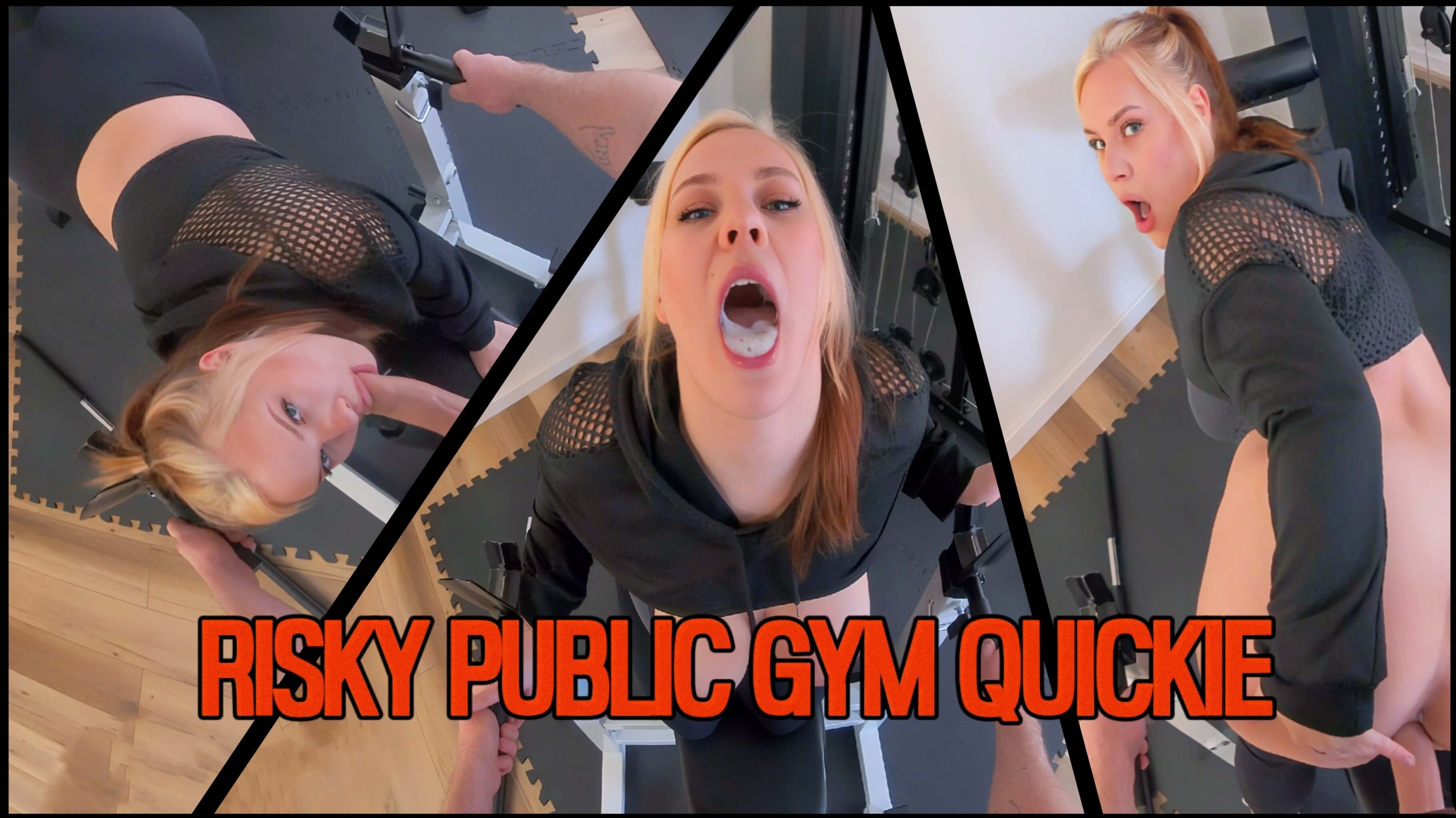Risky Public Gym Quickie