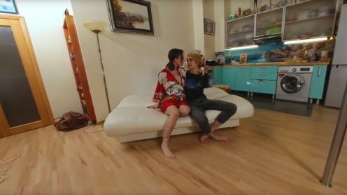 Young Wife Surprises Husband with Sexy Masseuse