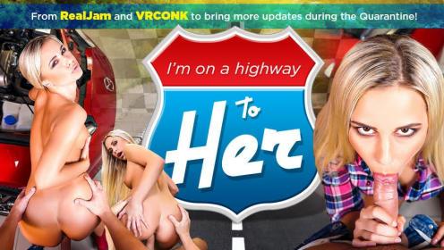 Lola Myluv's Wild Highway Ride in 4K VR