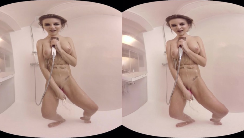 Anna Polina's Sensual Striptease in 4K VR