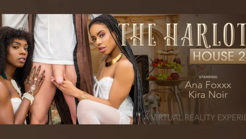 Ana Foxxx & Kira Noir in Wild Threesome VR