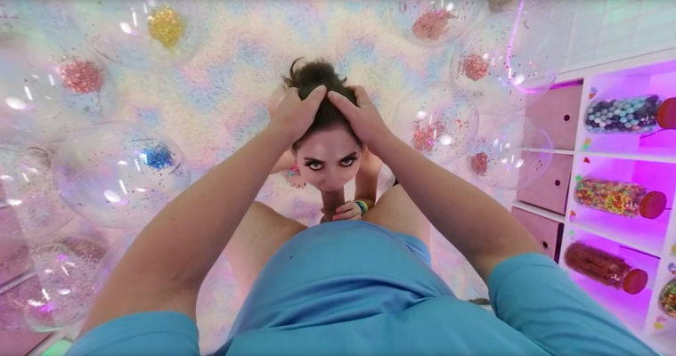 Theodora Day's Sensual Lollipop Tease in 4K VR - Image 3