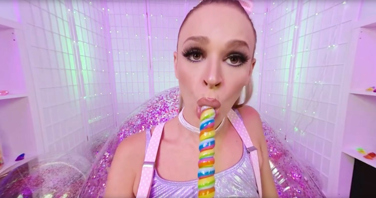 Emma Hix Sizzles in Lollipop Tease POV - Image 1