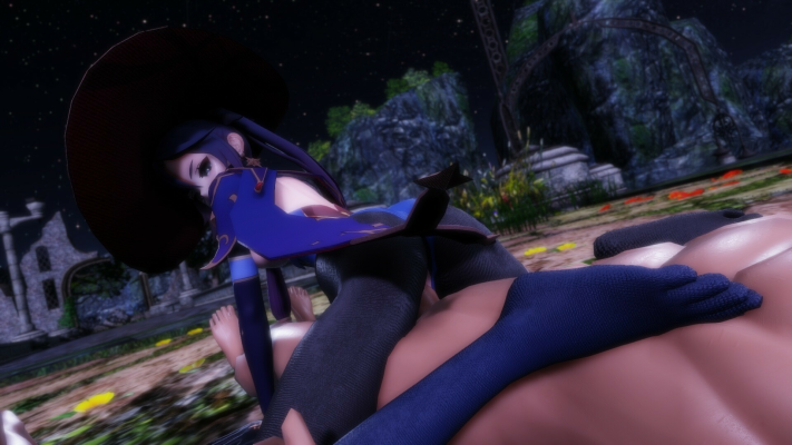 Genshin Impact Mona & Fischl Erotic Ritual 4K - Image 5