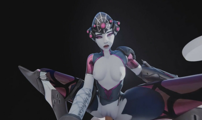 Widowmaker Squat Riding in 4K XXX Parody - Image 1