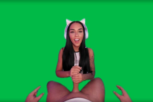 Erotic VR Gaming with Black Angel in 8K - Image 1