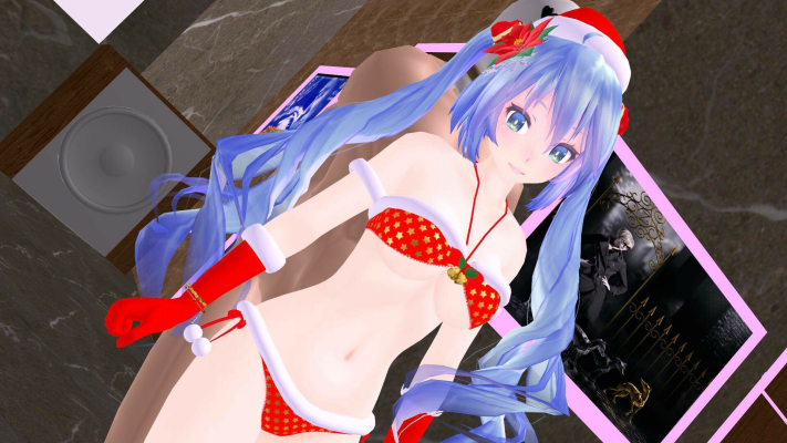 Hatsune Miku Xmas Thighjob & Buttjob Parody - Image 5