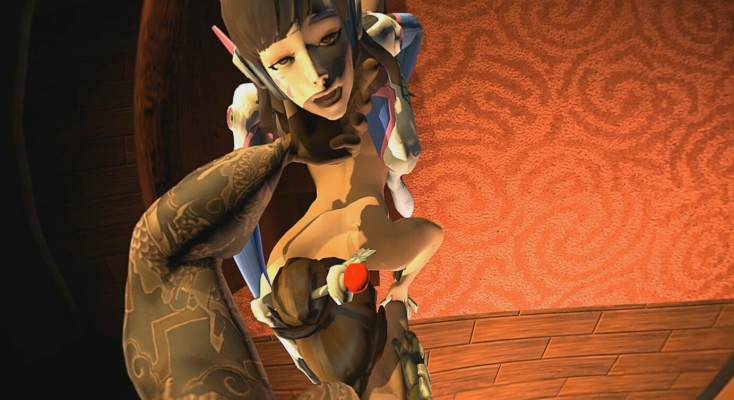 D.Va and Mei in Overwatch XXX Parody Thrill - Image 1