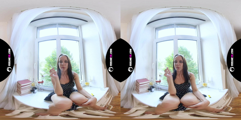 Paula's Intense VR Smoking Orgasm - Image 1