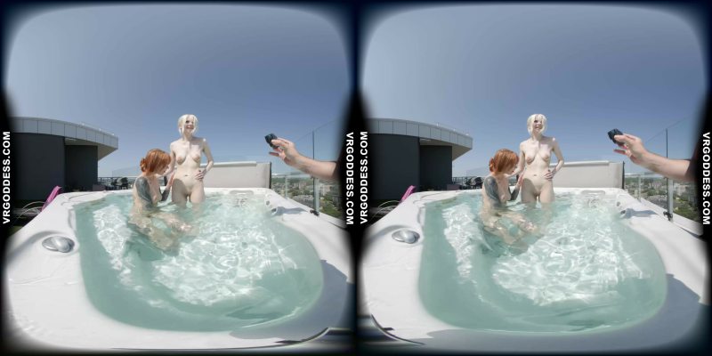 Lily Angelic & Cherri in Sensual Rooftop Play - Image 10