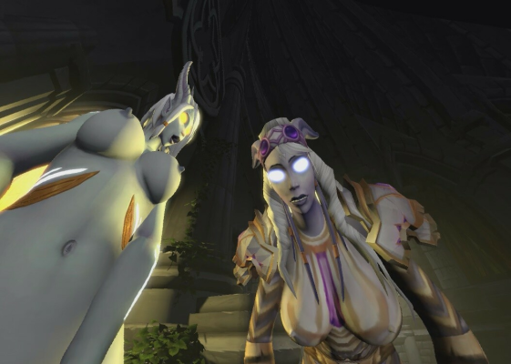 Draenei Futanari Altar Passion in 4K VR - Image 1