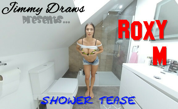 Roxy M Steamy Shower Tease in Stunning 4K - Image 3