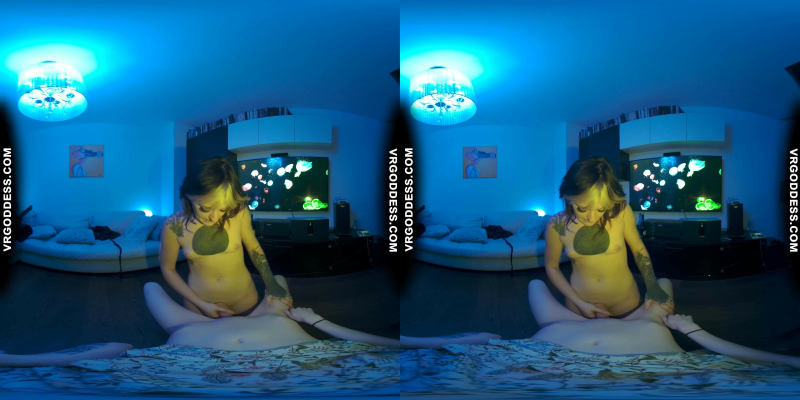 Brille Giving Sexy Striptease Lapdance With Pussy Licking Dildo For Ingrida Pov - Image 9