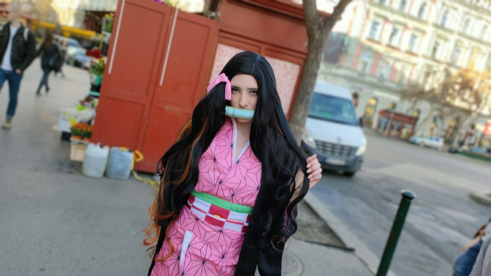 Melody Marks Cosplay VR Triple Cumshot Threesome For Demon Slayer - Image 3