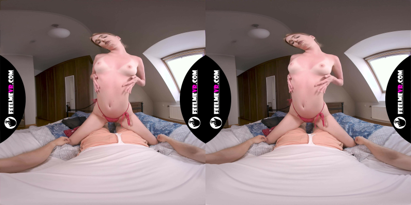 Mary Moon VR Lapdance with Sexy Long Legs Teen - Image 4