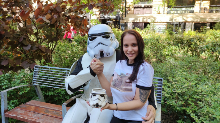 Jennifer Mendez in Star Wars VR Dark Side Thrill - Image 1