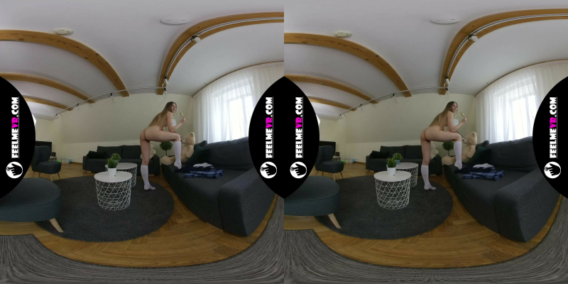 VR180 Nude Photo Session Backstage With Beautiful Top Model Evelina - Image 2